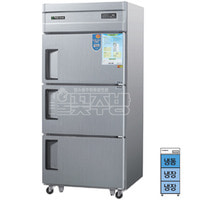 그랜드 우성 직냉식 3도어 30BOX 냉동냉장고(디지털) 메탈,내부스텐,올스텐