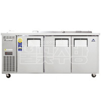부성 간냉식 1800토핑(김밥)테이블 냉장고 B180T-3ROOS-E