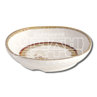 돌산 제비꽃 웰빙찬그릇(3.5인치~7.5인치) 멜라민 그릇 접시