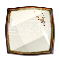 돌산 제비꽃 사각사라다(소소~대) 멜라민 그릇 접시