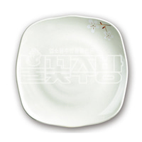 돌산 안개꽃(연청) 신사각골접시(1호~5호) 멜라민 그릇 접시