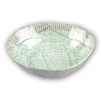 돌산 M홍실 웰빙원형접시(8인치~16인치) 멜라민 그릇 접시