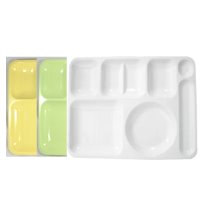 진성 PC50식판(흰색,노랑,녹색) 병원용 업소용식판 식당용식판