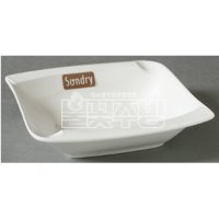 로코 뷰티 챠밍 사각구프(4.5인치~5.5인치) 업소용 도자기그릇 접시 쿠프