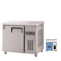 그랜드우성 고급형 간냉식 900테이블냉동고(올스텐) 업소용 보냉테이블냉장고